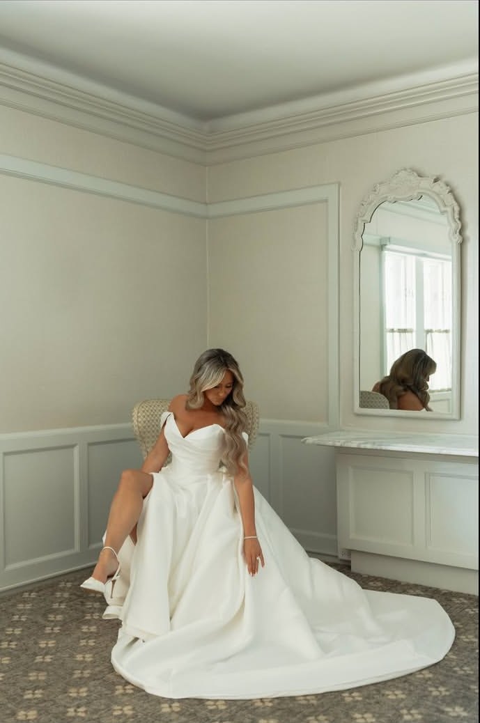 Real bride at Be Unique Boutique